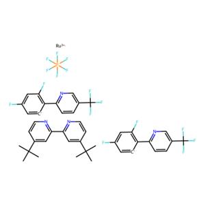 aladdin 阿拉丁 D396487 (4,4'-二叔丁基-2,2'-联吡啶)双[3,5-二氟-2-[5-三氟甲基-2-吡啶基-κN]苯基-κC]铱(III)六氟磷酸盐 870987-63-6 99%