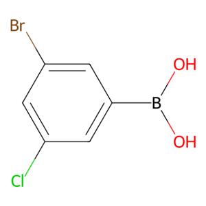 aladdin 阿拉丁 B179888 3-溴-5-氯苯基硼酸（含有数量不等的酸酐） 1186403-17-7 97%