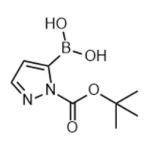 1-BOC-5-吡唑硼酸（含不等量酸酐）,(1-(tert-Butoxycarbonyl)-1H-pyrazol-5-yl)boronic acid（contains varying amounts of Anhydride）