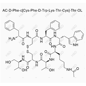 奥曲肽杂质2[ Acetyl-phe1 ]-OCTR,[Ac-D-phe1]Octreotide acetate