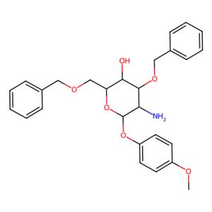 4-甲氧苯基-2-氨基-3,6-二-O-苄基-2-脱氧-β-D-吡喃葡萄糖苷,4-Methoxyphenyl 2-Amino-3,6-di-O-benzyl-2-deoxy-β-D-glucopyranoside