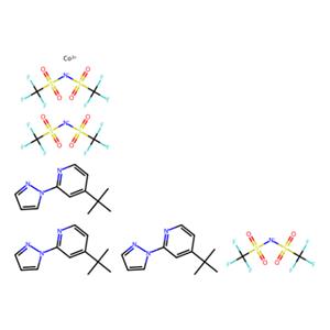 aladdin 阿拉丁 T290293 三（2-（1H-吡唑-1-基）-4-叔丁基吡啶）-钴（III）三（双（三氟甲基磺酰基）酰亚胺） 1447938-61-5 >99%(NMR)