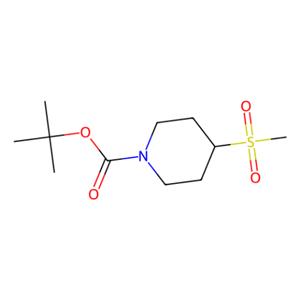 aladdin 阿拉丁 T587857 4-(甲基磺酰基)哌啶-1-羧酸叔丁酯 189205-49-0 98%