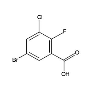 5-溴-3-氯-2-氟苯甲酸,5-Bromo-3-chloro-2-fluorobenzoic acid