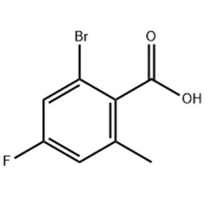 2-溴-4-氟-6-甲基苯甲酸,2-Bromo-4-fluoro-6-methylbenzoicacid