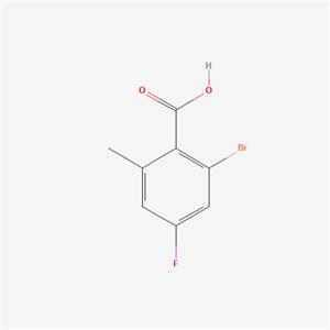 2-溴-4-氟-6-甲基苯甲酸,2-Bromo-4-fluoro-6-methylbenzoicacid