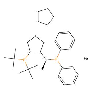 aladdin 阿拉丁 R330887 （R）-1-[（SP）-2-（二叔丁基膦基）二茂铁基]乙基二苯基膦 223120-71-6 95%