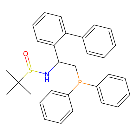 [S（R）]-N-[（1S）-1-[1,1''-联苯]-2-基-2-（二苯基膦基）乙基]-2-甲基-2-丙烷亚磺酰胺,[S(R)]-N-[(1S)-1-[1,1''-Biphenyl]-2-yl-2-(diphenylphosphino)ethyl]-2-methyl-2-propanesulfinamide