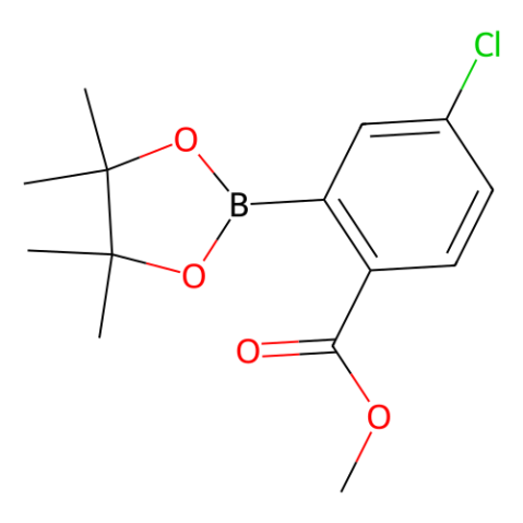 4-氯-2-(4,4,5,5-四甲基-1,3,2-二氧硼杂环戊烷-2-基)苯甲酸甲酯,Methyl 4-chloro-2-(4,4,5,5-tetramethyl-1,3,2-dioxaborolan-2-yl)benzoate