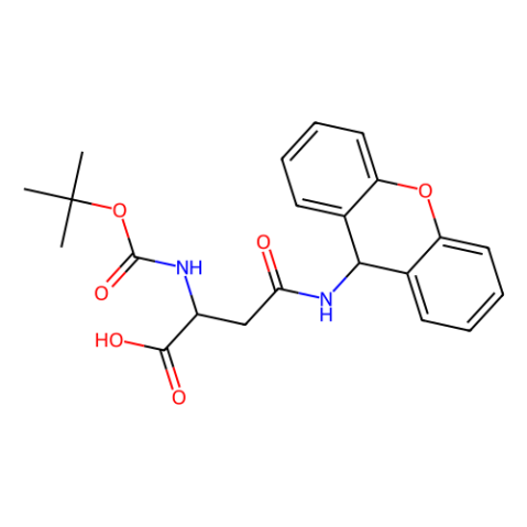 N-叔丁氧羰基-N'-氧蒽基-L-天门冬酰胺,Boc-Asn(Xan)-OH