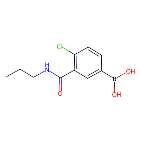 4-氯-3-(正丙基氨基羰基)苯基硼酸（含不定量酸酐）,4-Chloro-3-(n-propylaminocarbonyl)phenylboronic acid(with quantitative anhydride)