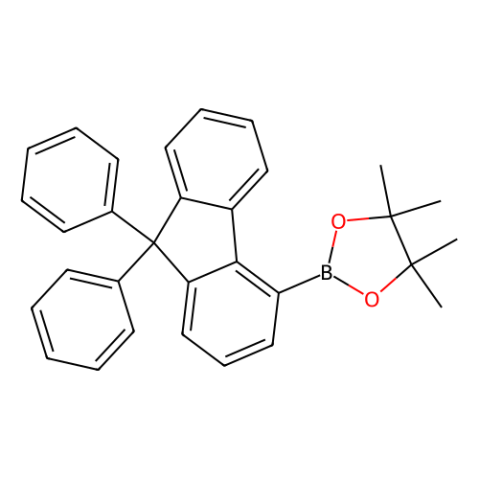 2-(9,9-二苯基-9H-芴-4-基)-4,4,5,5-四甲基-1,3,2-二氧杂环戊硼烷,2-(9,9-Diphenyl-9H-fluoren-4-yl)-4,4,5,5-tetramethyl-1,3,2-dioxaborolane