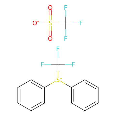 二苯基(三氟甲基)锍三氟甲磺酸盐,diphenyl(trifluoromethyl)sulfanium trifluoromethanesulfonate