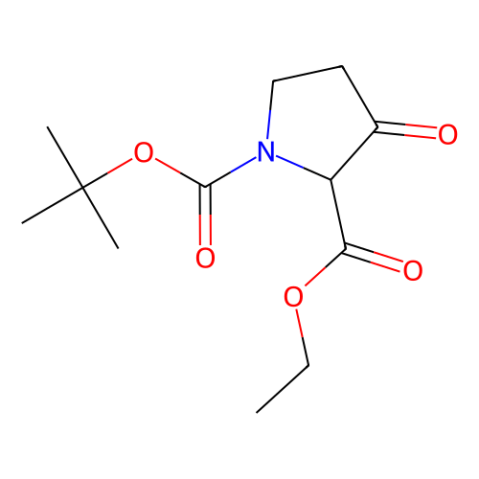 1-叔丁基2-乙基3-氧吡咯烷-2-1,2-二羧酸酯,1‐tert‐butyl 2‐ethyl 3‐oxopyrrolidine‐1,2‐ dicarboxylate