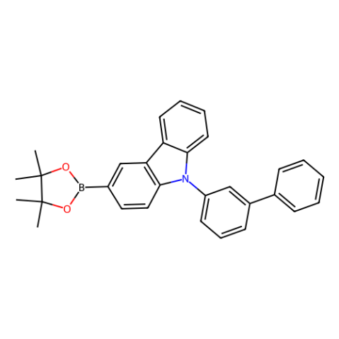9-([1,1'-联苯基]-3-基)-3-(4,4,5,5-四甲基-1,3,2-二氧杂环戊硼烷-2-基)-9H-咔唑,9-([1,1'-Biphenyl]-3-yl)-3-(4,4,5,5-tetramethyl-1,3,2-dioxaborolan-2-yl)-9H-carbazole