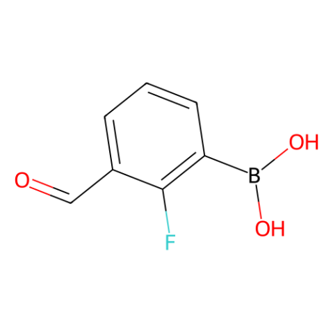 2-氟-3-甲酰基苯基硼酸(含不同量的酸酐),2-Fluoro-3-formylphenylboronic acid(contains varying amounts of Anhydride)
