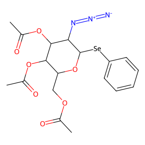 苯基硒基-2-叠氮基-3,4,6-三-O-乙酰基-α-D-吡喃半乳糖苷,Phenyl seleno-2-azido-3,4,6-tri-O-acetyl-α-D-galactopyranoside