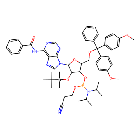 DMT-2′O-TBDMS-rA (bz) 亚磷酰胺,DMT-2′O-TBDMS-rA(bz) Phosphoramidite