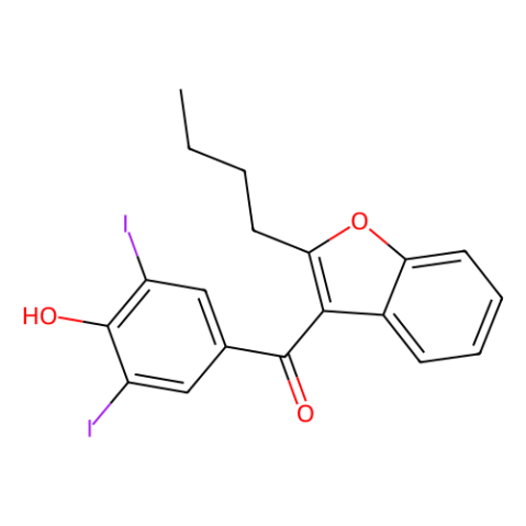 2-丁基-3-（3,5-二碘-4-羟基苯甲酰基）苯并呋喃,2-Butyl-3-(3,5-diiodo-4-hydroxybenzoyl)benzofuran