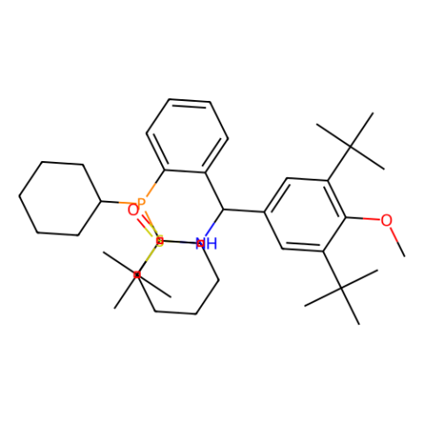 [S(R)]-N-[(R)-[3,5-二叔丁基-4-甲氧基苯基][2-(二环己基膦)苯基]甲基]-2-叔丁基亚磺酰胺,[S(R)]-N-[(R)-[3,5-Bis(1,1-dimethylethyl)-4-methoxyphenyl][2-(dicyclohexylphosphino)phenyl]methyl]-2-methyl-2-propanesulfinamide