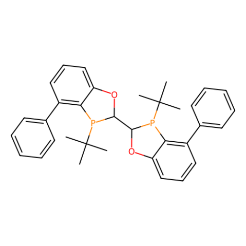 (2S,2'S,3S,3'S)-3,3'-二叔丁基-4,4'-二苯基-2,2',3,3'-四氢-2,2'-二苯并[d][1,3]氧磷杂环戊二烯,(2S,2'S,3S,3'S)-3,3'-Di-tert-butyl-4,4'-diphenyl-2,2',3,3'-tetrahydro-2,2'-bibenzo[d][1,3]oxaphosphole