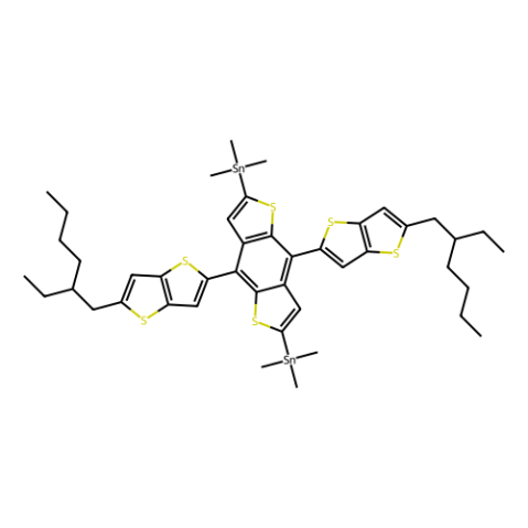 [4,8-双[5-(2-乙基己基)噻吩并[3,2-b]噻吩-2-基]苯并[1,2-b:4,5-b']二噻吩-2,6-二基]双(三甲基锡烷),[4,8-Bis[5-(2-ethylhexyl)thieno[3,2-b]thiophen-2-yl]benzo[1,2-b:4,5-b']dithiophene-2,6-diyl]bis(trimethylstannane)