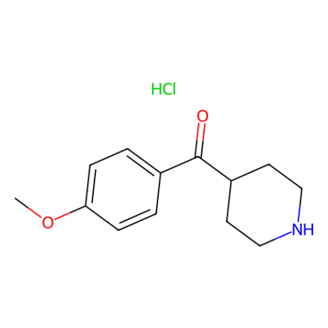 4-(4-甲氧基苯甲酰基)哌啶盐酸盐,(4-Methoxyphenyl)(4-piperidyl)methanone, HCl