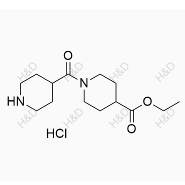 1-(哌啶-4-羰基)哌啶-4-羧酸乙酯盐酸盐,ethyl 1-(piperidine-4-carbonyl)piperidine-4-carboxylate hydrochloride