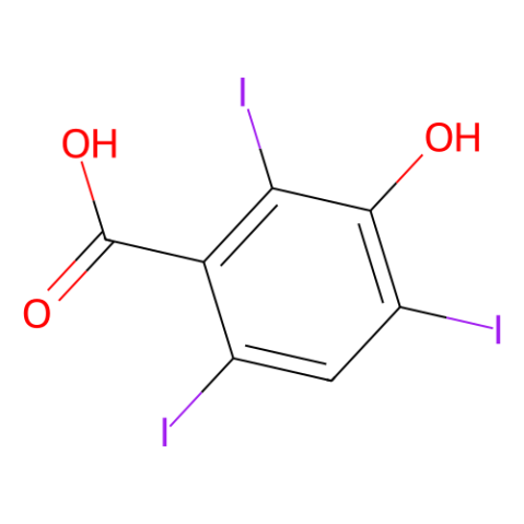 3-羟基-2,4,6-三碘苯甲酸,3-Hydroxy-2,4,6-triiodobenzoic acid