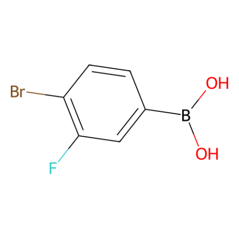 4-溴-3-氟苯基硼酸(含不同量的酸酐),4-Bromo-3-fluorophenylboronic acid(contains varying amounts of Anhydride)