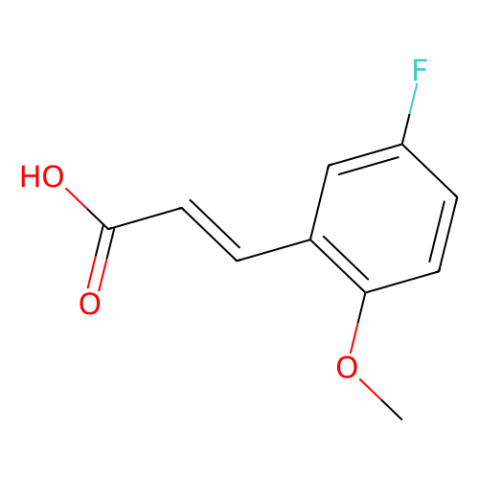 3-(5-氟-2-甲氧基苯基)丙烯酸,3-(5-Fluoro-2-methoxyphenyl)acrylic acid