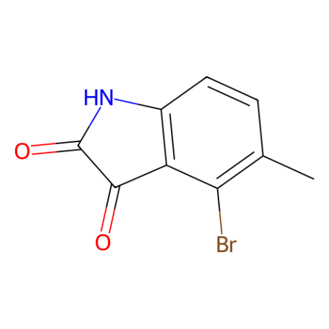 4-溴-5-甲基二氢吲哚-2,3-二酮,4-Bromo-5-methylindoline-2,3-dione