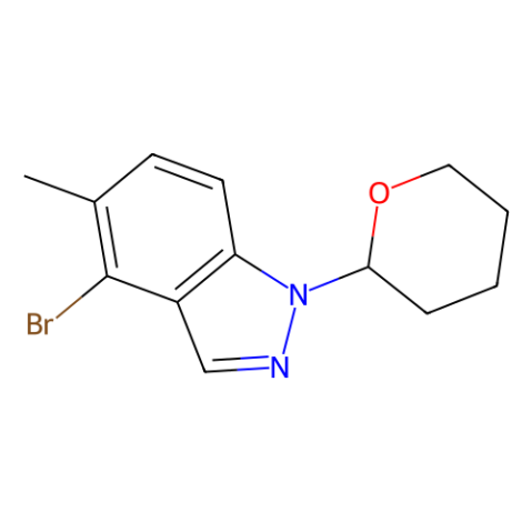 4-溴-5-甲基-1-(四氢-2H-吡喃-2-基)-1H-吲唑,4-Bromo-5-methyl-1-(tetrahydro-2H-pyran-2-yl)-1H-indazole