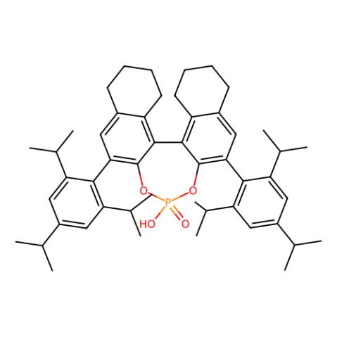 (R)-3,3'-雙(2,4,6-三異丙基苯基)-5,5',6,6',7,7',8,8'-八氫-1,1'-聯(lián)萘酚磷酸酯,(11bR)-8,9,10,11,12,13,14,15-Octahydro-4-hydroxy-2,6-bis[2,4,6-tris(1-methylethyl)phenyl]-4-oxide-dinaphtho[2,1-d:1',2'-f][1,3,2]dioxaphosphepin