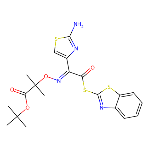 头孢他啶侧链酸活性酯,2-Mercaptobenzothiazolyl-(Z)-(2-aminothiazol-4-yl)-2-(tert-butoxycarbonyl) isopropoxyiminoacetate