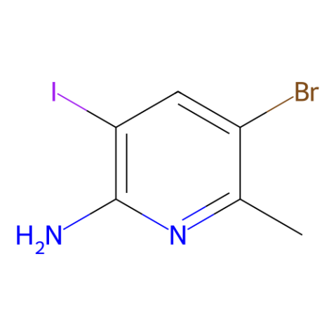 2-氨基-5-溴-3-碘-6-甲基吡啶,2-Amino-5-bromo-3-iodo-6-methylpyridine