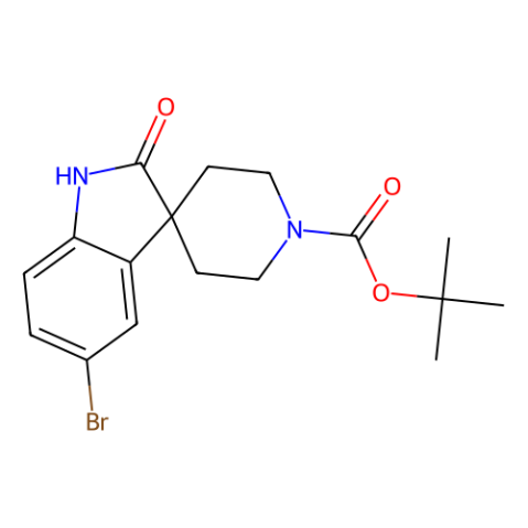 1'-Boc-5-溴-1,2-二氢-2-氧代螺基[3h-吲哚-3,4'-哌啶],1'-Boc-5-bromo-1,2-dihydro-2-oxo-spiro[3h-indole-3,4'-piperidine]