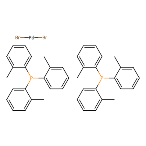 反式-二溴[双(三-o-甲苯基膦)]钯(II),trans-Dibromo[bis(tri-o-tolylphosphine)]palladium(II)