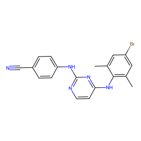 4-[[4-[(4-溴-2,6-二甲基苯基)氨基]-2-吡啶基]氨基]-苯甲腈,Despropenenitrile Bromo Rilpivirine