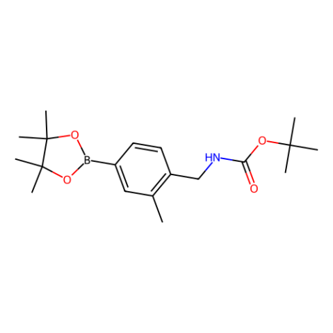 (2-甲基-4-(4,4,5,5-四甲基-1,3,2-二氧硼杂环戊烷-2-基)苄基)氨基甲酸叔丁酯,tert-Butyl (2-methyl-4-(4,4,5,5-tetramethyl-1,3,2-dioxaborolan-2-yl)benzyl)carbamate