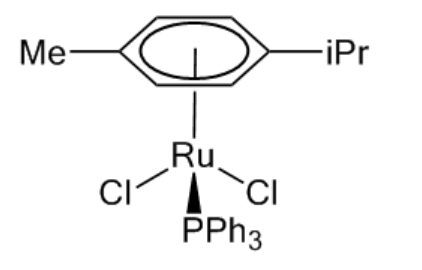 二氯(对甲基异丙基苯基)三苯膦钌,Dichloro(p-cymene)(triphenylphosphane)ruthenium(II)