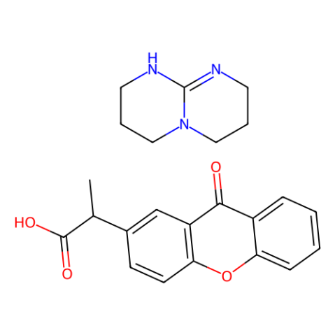 2-(9-氧呫吨-2-基)丙酸1,5,7-三氮双环[4.4.0]癸-5-烯盐,2-(9-Oxoxanthen-2-yl)propionic Acid 1,5,7-Triazabicyclo[4.4.0]dec-5-ene Salt