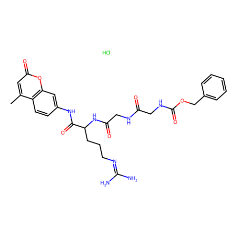 N-CBZ-甘氨酰-甘氨酰-L-精氨酸-7-氨基-4-甲基香豆素鹽酸鹽,N-CBZ-Glycyl-glycyl-L-arginine 7-amido-4-methylcoumarin hydrochloride