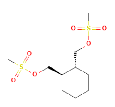 (R,R)-1,2-双(甲磺酰基氧基甲基)环己烷,(R,R)-1,2-Bis(Methanesulphonyloxymethyl)cyclohexane