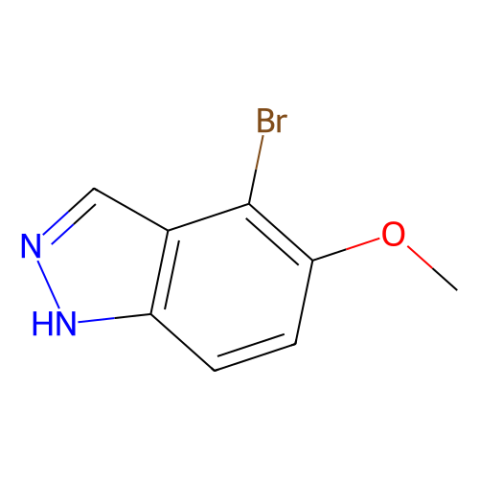 4-溴-5-甲氧基-1H-吲唑,4‐bromo‐5‐methoxy‐1H‐indazole