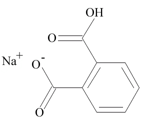 鄰苯二甲酸氫鈉半水合物,Sodium hydrogen phthalate hemihydrate