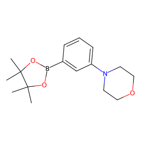 4-[3-(4,4,5,5-四甲基-1,3,2-二氧硼戊环-2-基)苯基]吗啉,4-[3-(4,4,5,5-Tetramethyl-1,3,2-dioxaborolan-2-yl)phenyl]morpholine