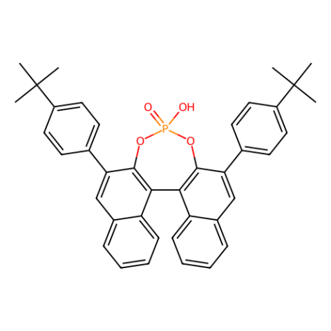 (R)-3,3'-双(4-叔丁基苯基)-1,1'-联萘酚磷酸酯,(11bR)-2,6-Bis[4-(1,1-dimethylethyl)phenyl]-4-hydroxy-4-oxide- dinaphtho[2,1-d:1,2-f][1,3,2]dioxaphosphepin