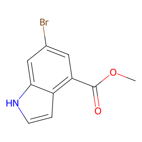 6-溴-1H-吲哚-4-羧酸甲酯,methyl 6-bromo-1H-indole-4-carboxylate