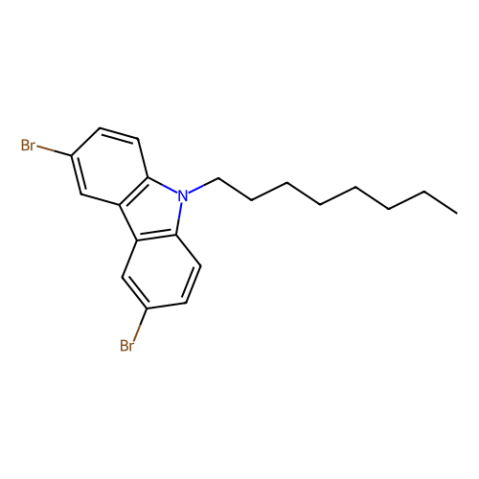 3,6-二溴-9-正辛基咔唑,3,6-Dibromo-9-n-octylcarbazole